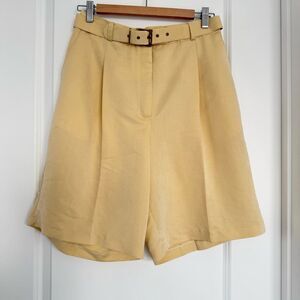TRADITION | Vintage Belted Tailored Shorts